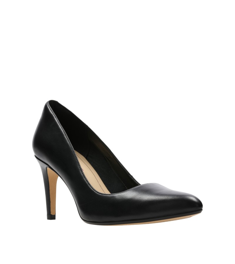 Clarks - Laina Rae Black Leather